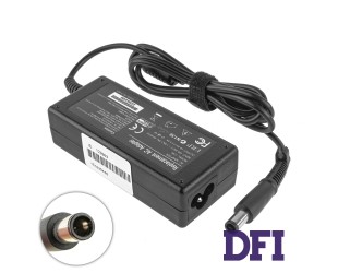 Блок питания для ноутбука HP 18.5V, 3.5A, 65W, 7.4*5.0-PIN, (Replacement AC Adapter) black (без кабеля!)