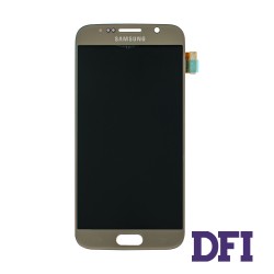 УЦЕНКА !!! Дисплей для смартфона (телефону) Samsung Galaxy S6 SS, SM-G920, gold (У зборі з тачскріном)(без рамки)en (OLED)