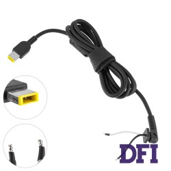 Оригинальный DC кабель питания для БП LENOVO 150-180W USB+pin, 2 провода (Square 5 Pin DC Plug) (от БП к ноутбуку)