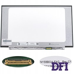 УЦЕНКА! Матрица 13.3 N133BGA-EA2 (1366*768, 30pin(eDP), LED, SLIM(без планок и ушек), матовая, разъем справа внизу) для ноутбука