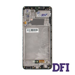 Дисплей для смартфона (телефону) Samsung Galaxy A32 (2021), SM-A325, SM-A325F, black (у зборі з тачскріном)(з рамкою)(Service Original)