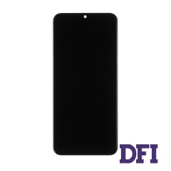 Дисплей для смартфона (телефону) Samsung Galaxy A02S, M02s (2020), SM-A025G, SM-M025 Black (у зборі з тачскріном)(з рамкою)(Service Original)