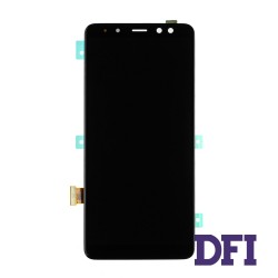 Дисплей для смартфона (телефону) Samsung Galaxy A8 (2018), SM-A530, black (У зборі з тачскріном)(без рамки)(Service Original)