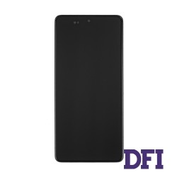 Дисплей для смартфона (телефону) Samsung Galaxy A71 (2020), SM-A715, black, (у зборі з тачскріном)(з рамкою)(Service Original)
