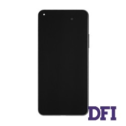 Дисплей для смартфона (телефона) Xiaomi Mi 11 Lite 5G (2020), black, (в сборе с тачскрином)(с рамкой)(Service Original)