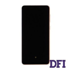 Дисплей для смартфона (телефону) Samsung Galaxy A33 5G (2022), SM-A336, gold (у зборі з тачскріном)(з рамкою)(Service Original)
