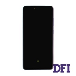 Дисплей для смартфона (телефону) Samsung Galaxy A52 4G/5G (2021), SM-A525, A526, violet (у зборі з тачскріном)(з рамкою)(Service Original)