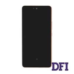 Дисплей для смартфона (телефону) Samsung Galaxy A53 5G (2022), SM-A536, gold (у зборі з тачскріном)(з рамкою)(Service Original)