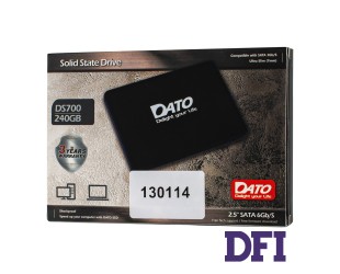 Жесткий диск 2.5 SSD  240Gb Dato DS700 Series, DS700SSD-240GB, TLC, SATA-III 6Gb/s, зап/чт. - 500/550мб/с