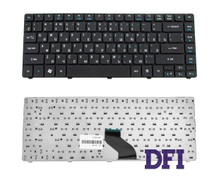 Клавиатура для ноутбука ACER (AS: 3750, 4535, 4736, 4935, TL: 3410, 3810, 4410, 4810, EM: D440, D442, D528, D640, D730) rus, black