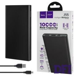 Универсальная мобильная батарея HOCO J55 Neoteric mobile power bank, 10000mAh, Black