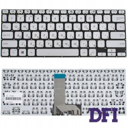 Клавиатура для ноутбука ASUS (X409 series) rus, silver, без фрейма