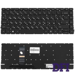 Клавіатура для ноутбука HP (ProBook: 440 G8, 445 G8) rus, black, без кадру