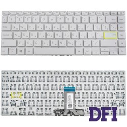 Клавіатура для ноутбука ASUS (X421 series) rus, silver, без кадру