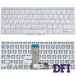 Клавіатура для ноутбука ASUS (X412 series) rus, silver, без кадру