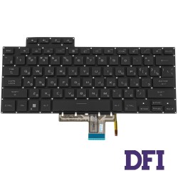 Клавиатура для ноутбука ASUS (GU603Z series) rus, black, без фрейма, подветка клавиш