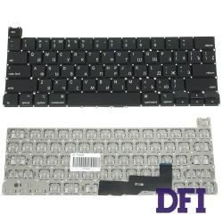 Клавіатура для ноутбука APPLE (MacBook Pro: A2289 (2020)) rus, black, під подсветку, SMALL Enter (оригінал)