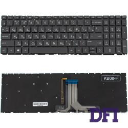 Клавиатура для ноутбука HP (Pavilion: 15-EG, 15-EH) rus, black, без фрейма, подсветка клавиш