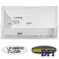Матрица 15.6 LP156WH2-TLQB (1366*768, 40pin, LED, NORMAL, матовая, разъем слева внизу) для ноутбука (renew)