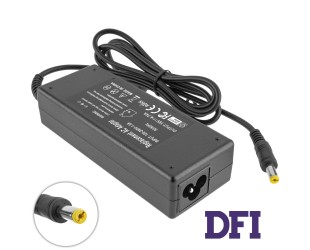 Блок питания для ноутбука ACER 19V, 4.74A, 90W, 5.5*1.7мм, 3 holes, прямой разъём, (Replacement AC Adapter) black (без кабеля!)