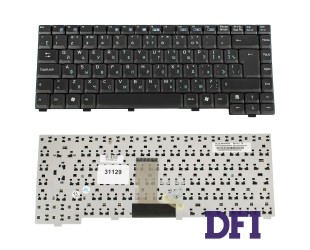 Клавиатура для ноутбука ASUS (A3(L/G), A3000, A6, A6000, A9, A9000, G1, Z81, Z91), rus, black, шлейф прямо