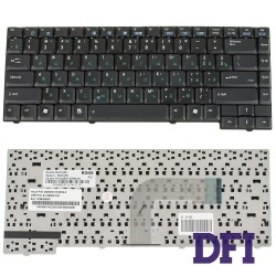 Клавиатура для ноутбука ASUS (A3(A/E/H/F/V), A4, A4000, A7, F5, G2, M9, R20, X50, Z8, Z8000), rus, black, шлейф вправо