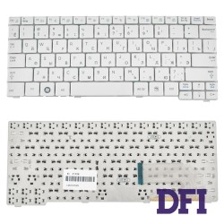 Клавиатура для ноутбука SAMSUNG (N128, N143, N145, N148, N150, NB20, NB30) rus, white