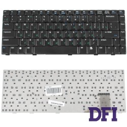 Клавиатура для ноутбука ASUS (A8, A88, W3, W3000, W6, F8, N80, X80, V6000, Z63, Z99), rus, black (матовая)
