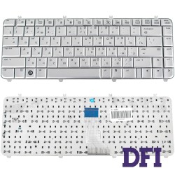 Клавіатура для ноутбука HP (Pavilion dv5, dv5t, dv5-1000, dv5-1100, dv5-1200) rus, silver