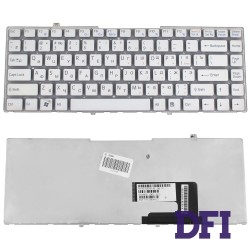 Клавиатура для ноутбука SONY (VGN-FW series) rus, white, без фрейма