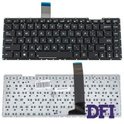 Клавиатура для ноутбука ASUS (X401, X450 series) rus, black, без фрейма, c креплениями