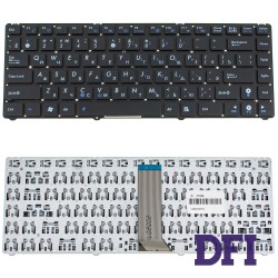 Клавиатура для ноутбука ASUS (Eee PC 1215, 1225), rus, black, без фрейма