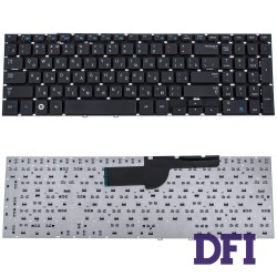 Клавиатура для ноутбука SAMSUNG (NP270, NP300E5V, NP350, NP355, NP550) rus, black, без фрейма
