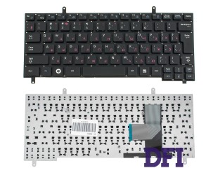 Клавиатура для ноутбука SAMSUNG (N210, N220, N230, N350) rus, black, BIG Enter, с петлями