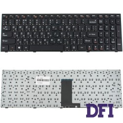 Клавіатура для ноутбука LENOVO (M5400, B5400) rus, black, black frame