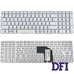Клавіатура для ноутбука HP (G6-2000 series) rus, white, без фрейма