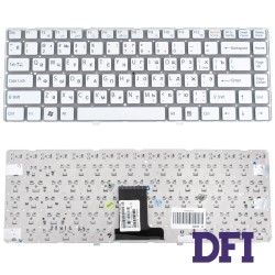 Клавиатура для ноутбука SONY (VPC-EA series) rus, white, без фрейма