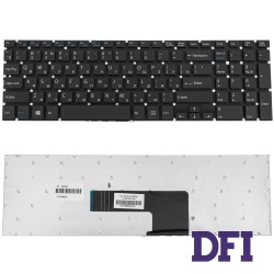 Клавиатура для ноутбука SONY (Fit 15, SVF15 series) rus, black, без фрейма