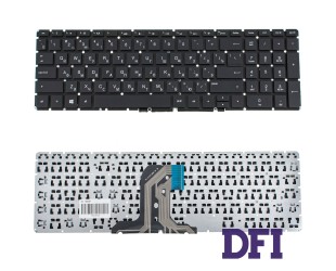 Клавіатура для ноутбука HP (250 G4, 255 G4 series) rus, black, без фрейма