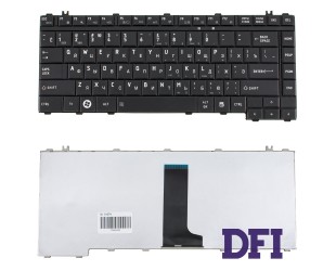 Клавиатура для ноутбука TOSHIBA (A200, A205, A300, A350, M200, M300, M305, M500, M505, L300) rus, black (chiclet)