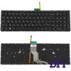 Клавиатура для ноутбука HP (Pavilion: 15-AK) rus, black, без фрейма, подсветка клавиш