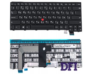 Клавіатура для ноутбука LENOVO (ThinkPad: T460S, T470S) rus, black