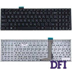 Клавиатура для ноутбука ASUS (E502MA, E502SA series) rus, black, без фрейма