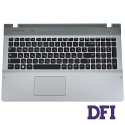 Клавиатура для ноутбука SAMSUNG (QX510, QX511 Keyboard+Touchpad+передняя панель) rus, black