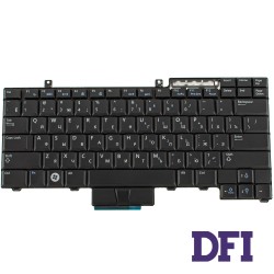 Клавіатура для ноутбука DELL (Latitude: E6400, E6410), rus, black