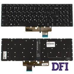 Клавіатура для ноутбука LENOVO (IdeaPad 310S-15 series) rus, black, без фрейма, підсвічування клавіш