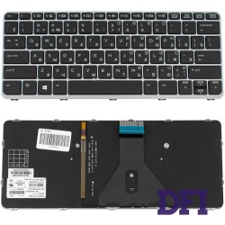 Клавиатура для ноутбука HP (EliteBook: 1030 G1) rus, black, подсветка клавиш