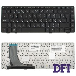 Клавіатура для ноутбука HP (6360t, ProBook: 6360b) rus, black, без трекпоинта