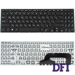 Клавіатура для ноутбука ASUS (X507 series) rus, black, без фрейма (оригінал)