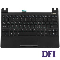 Клавиатура для ноутбука ASUS (EeePC: 1011, 1015, 1016, 1018 Keyboard+Touchpad+передняя панель) rus, black